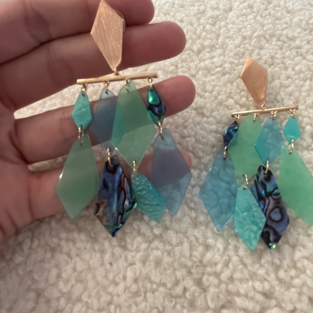 Kendra Scott Abalone Tiered Earrings